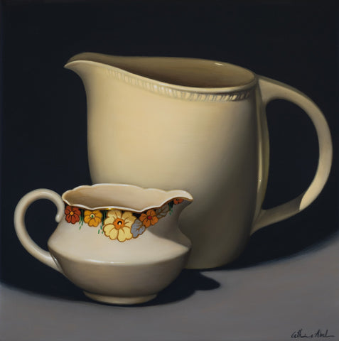 STILL LIFE WITH LITTLE FLOWER JUG