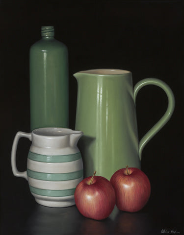 STILL LIFE WITH RED APPLES