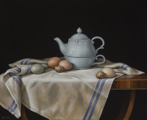 STILL LIFE WITH QUAIL EGGS