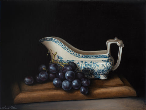 STILL LIFE WITH GRAPES ~ Archival print
